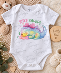 Baby Saurus Bodysuit – 0–3 Months