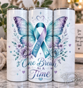 One Breath at a Time COPD Butterfly Tumbler – Optional Name Personalisation