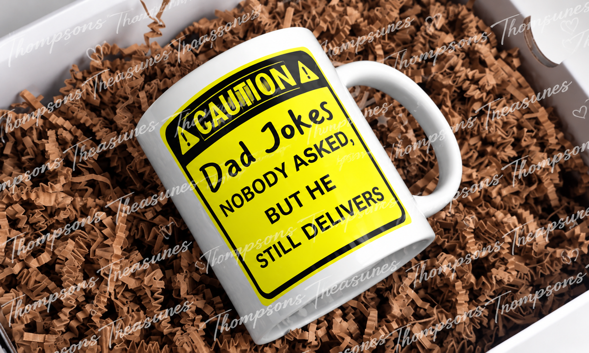 Funny Dad Mug – Bad Dad Jokes Design