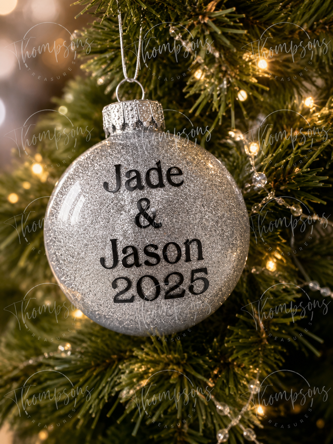 Personalised Christmas Bauble – Any Name