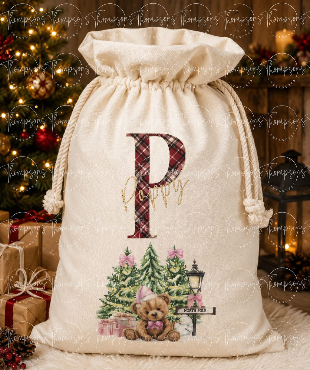 Personalised Christmas Santa Sack – Any Name