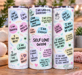 Self-Love & Positive Affirmations Tumbler – Optional Name Personalisation