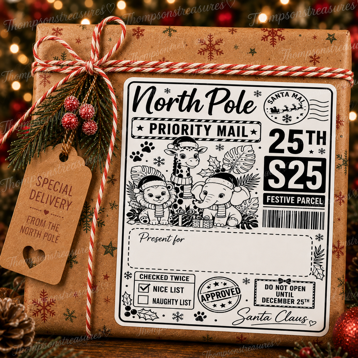 Christmas Gift Labels – Mix & Match Designs