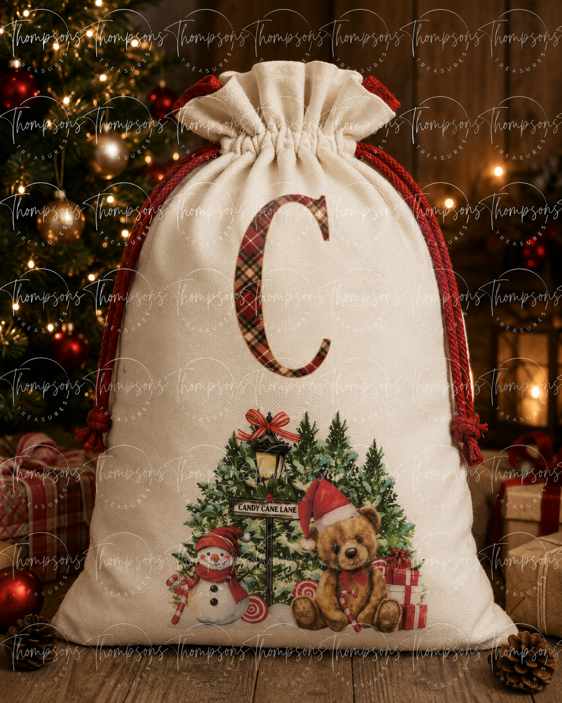 Personalised Christmas Santa Sack – Any Name