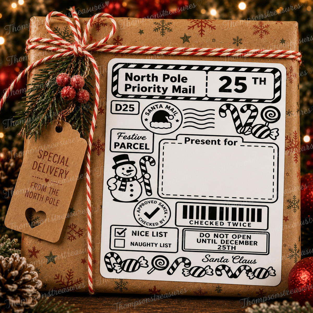 Christmas Gift Labels – Mix & Match Designs