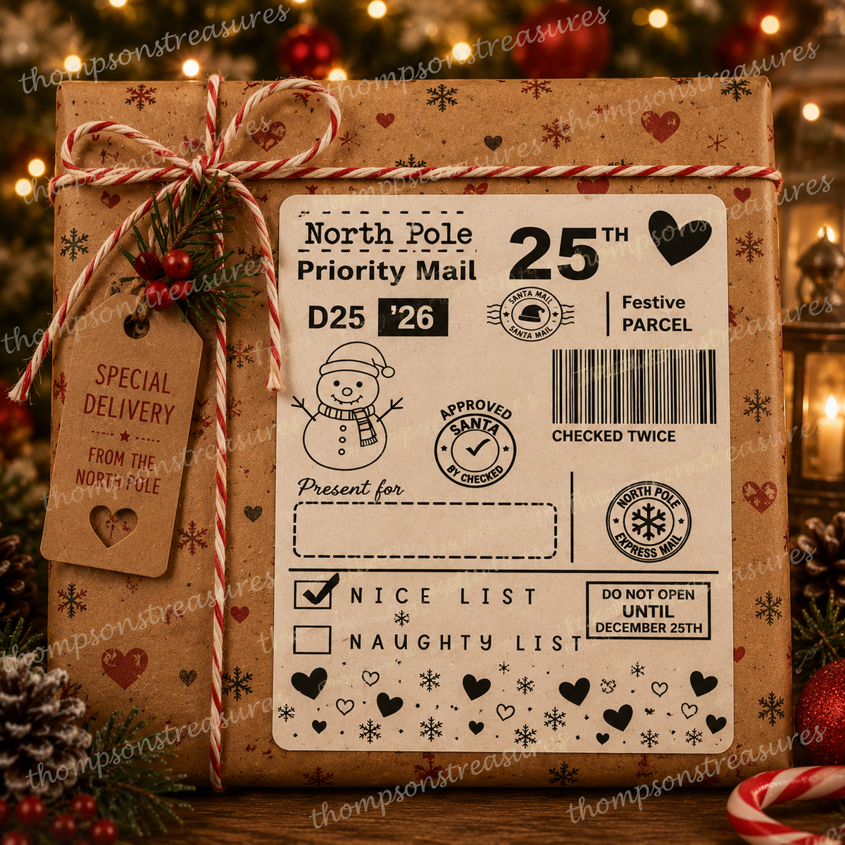 Christmas Gift Labels – Mix & Match Designs