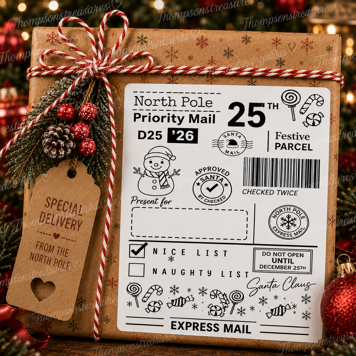 Christmas Gift Labels – Mix & Match Designs