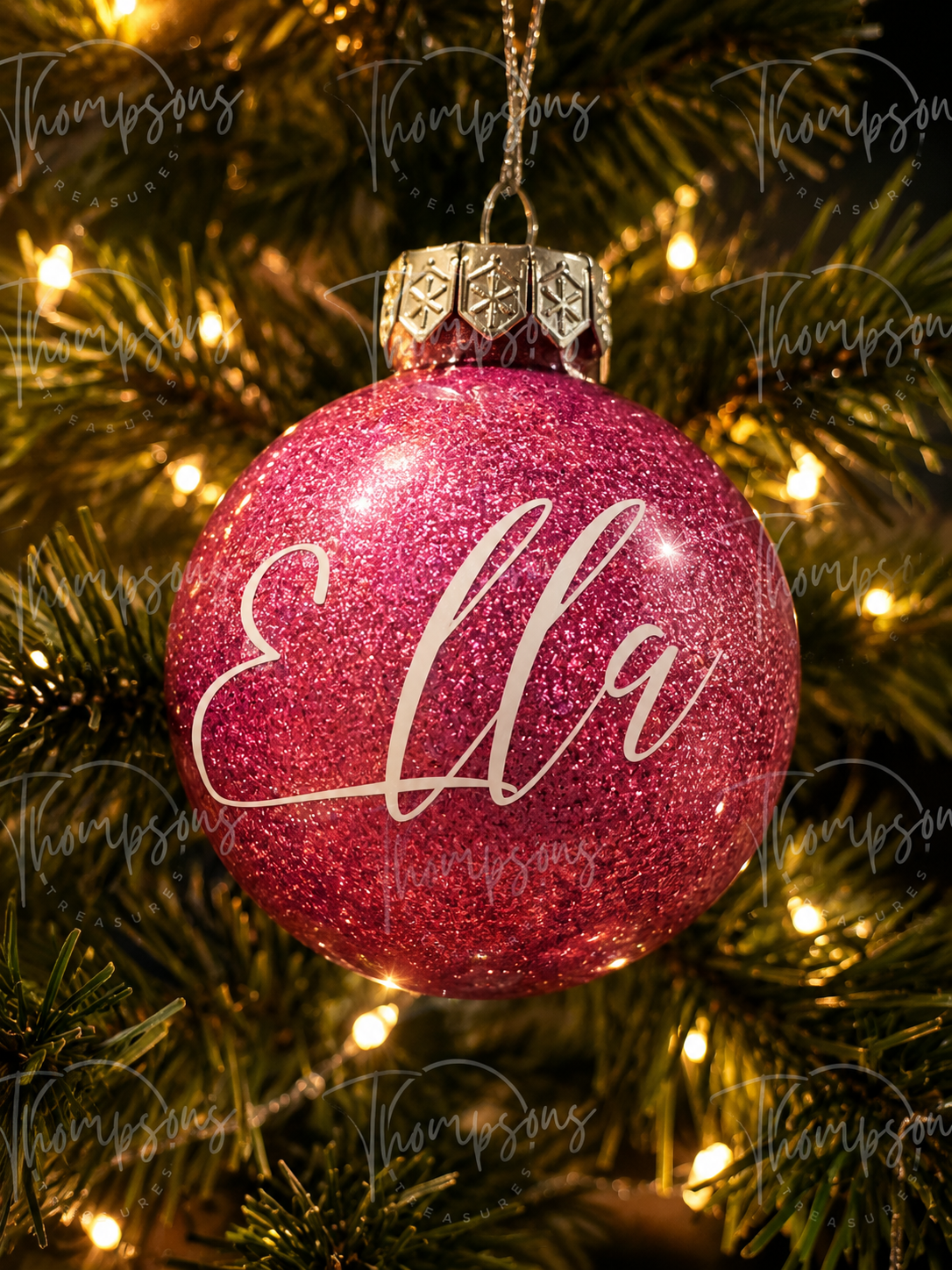Personalised Christmas Bauble – Any Name