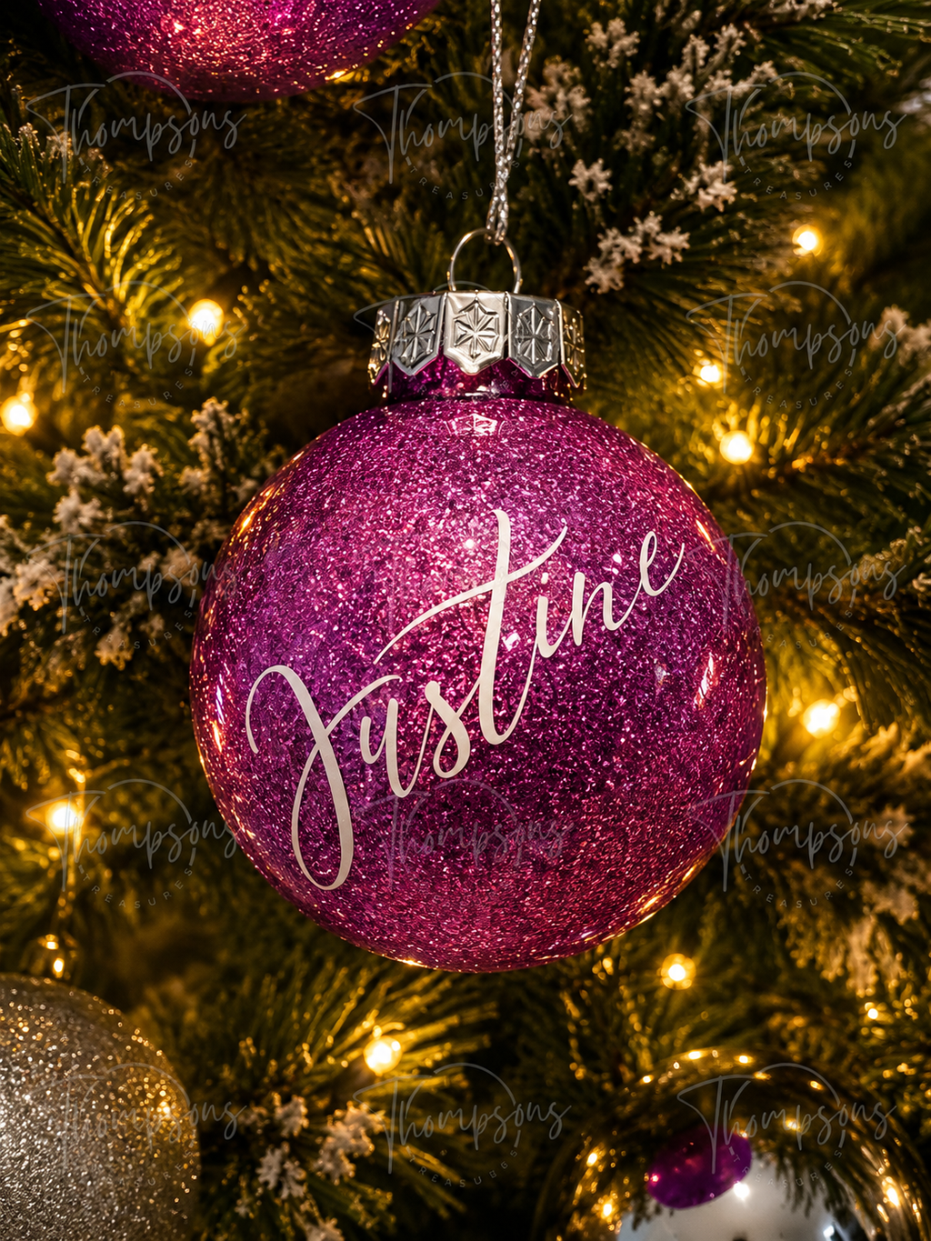 Personalised Christmas Bauble – Any Name