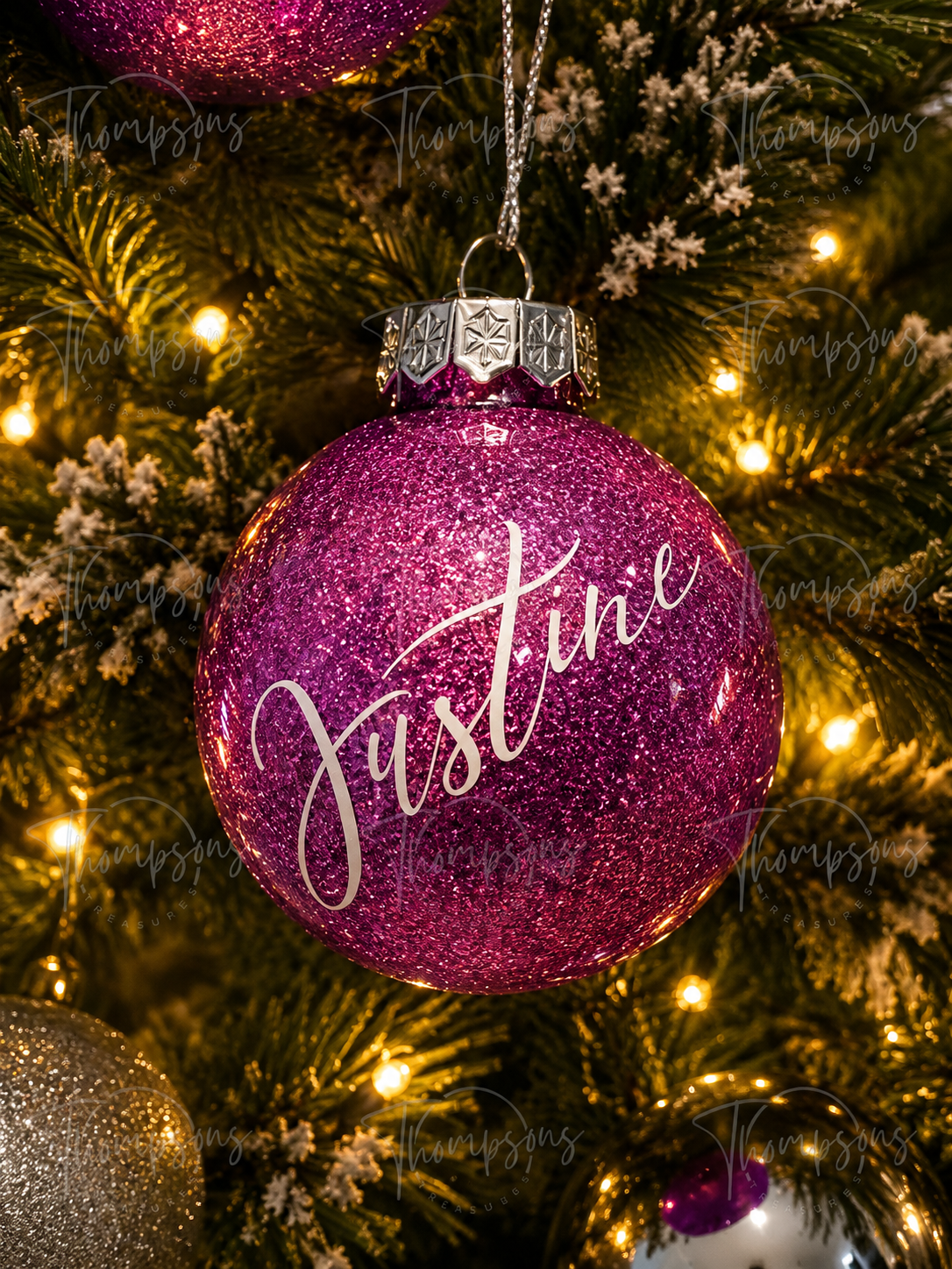 Personalised Christmas Bauble – Any Name
