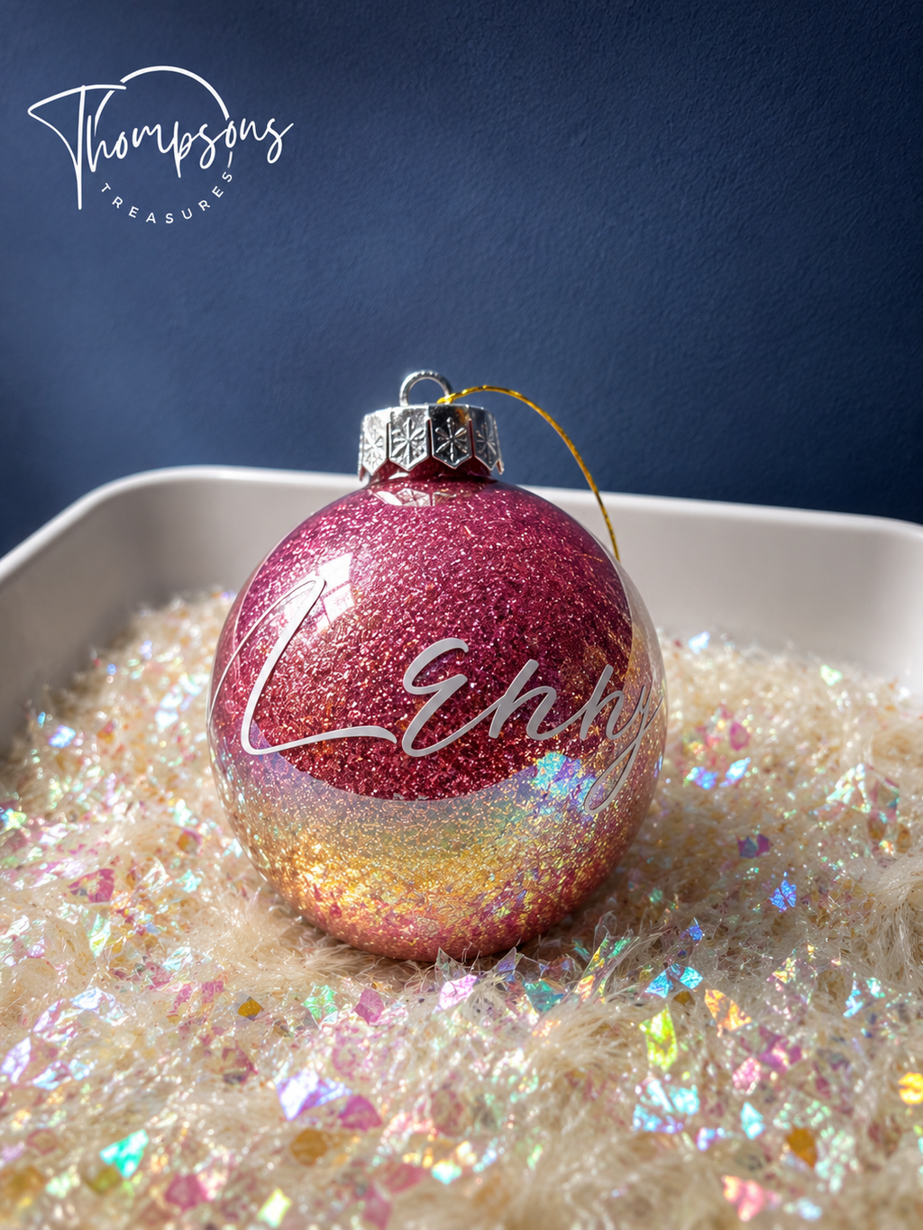 Personalised Christmas Bauble – Any Name