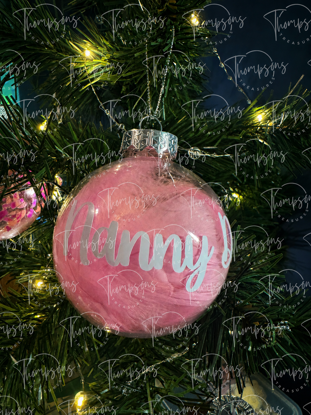 Personalised Christmas Bauble – Any Name