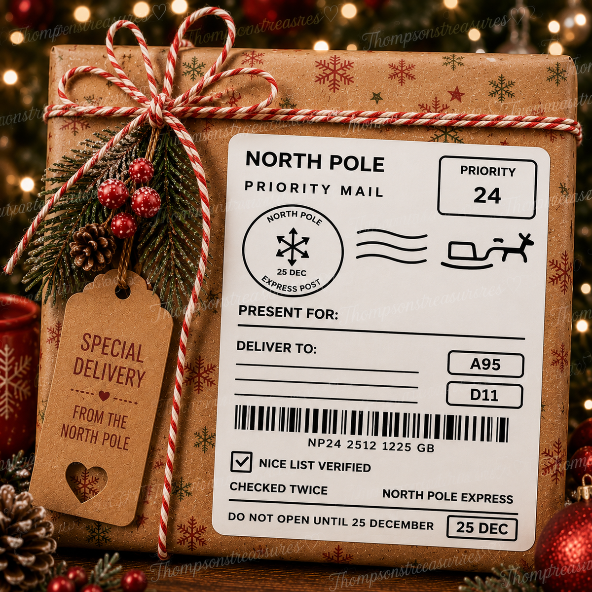 Christmas Gift Labels – Mix & Match Designs