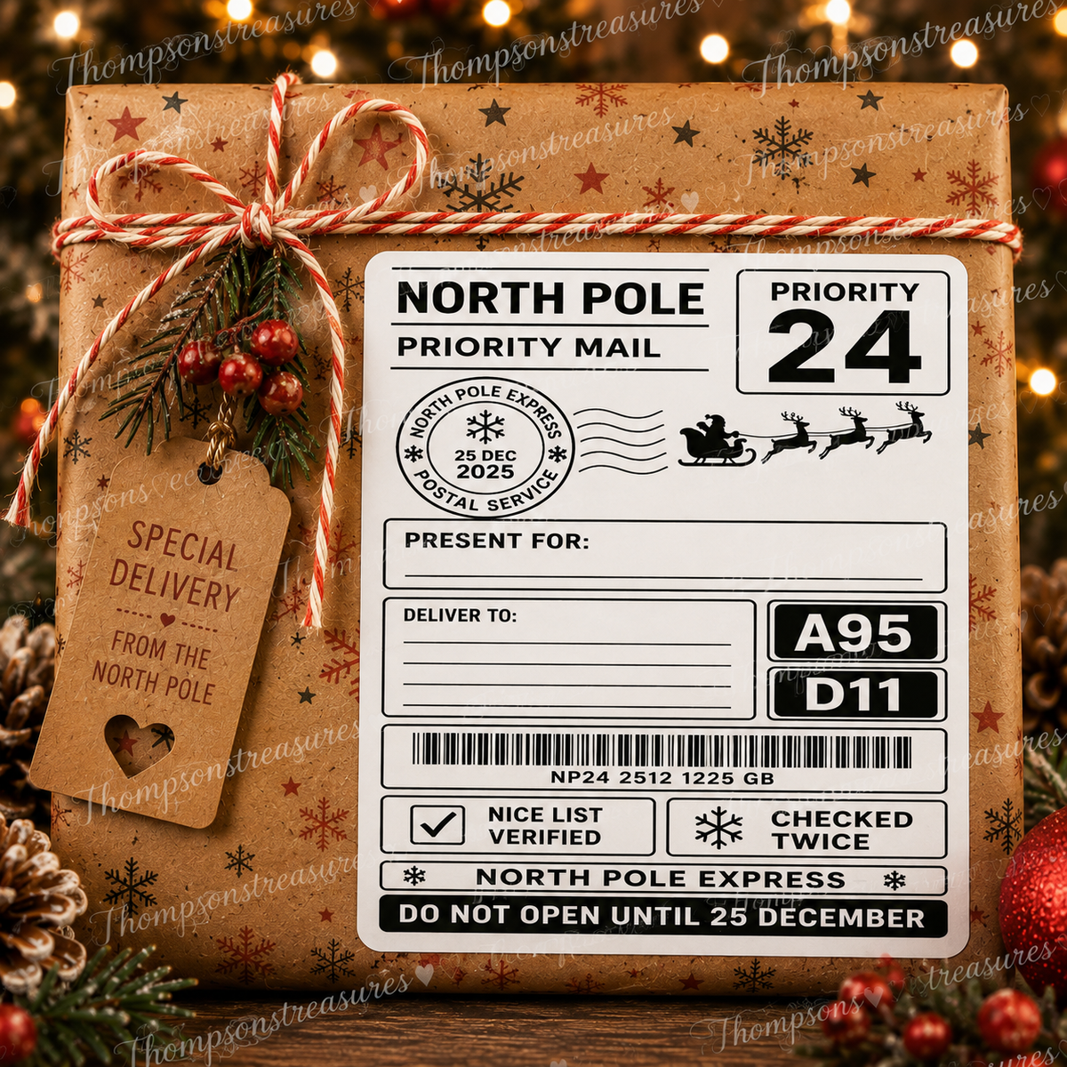 Christmas Gift Labels – Mix & Match Designs