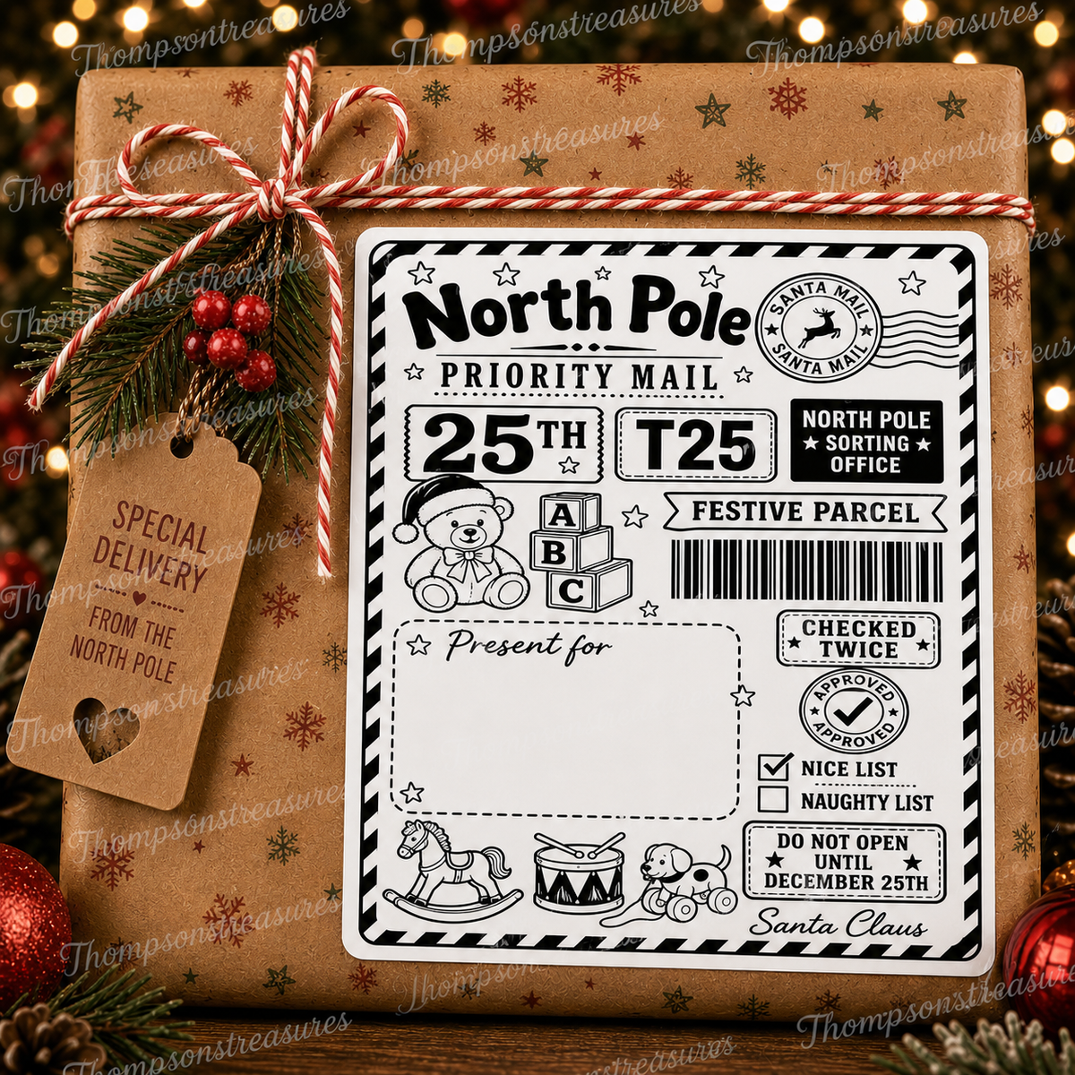Christmas Gift Labels – Mix & Match Designs