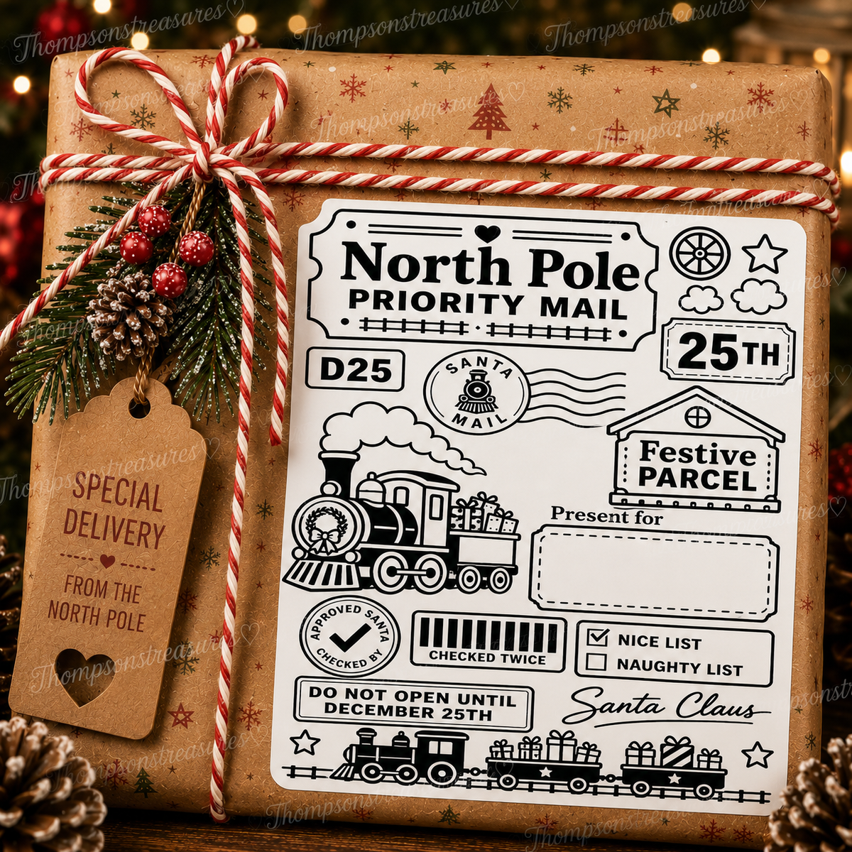 Christmas Gift Labels – Mix & Match Designs