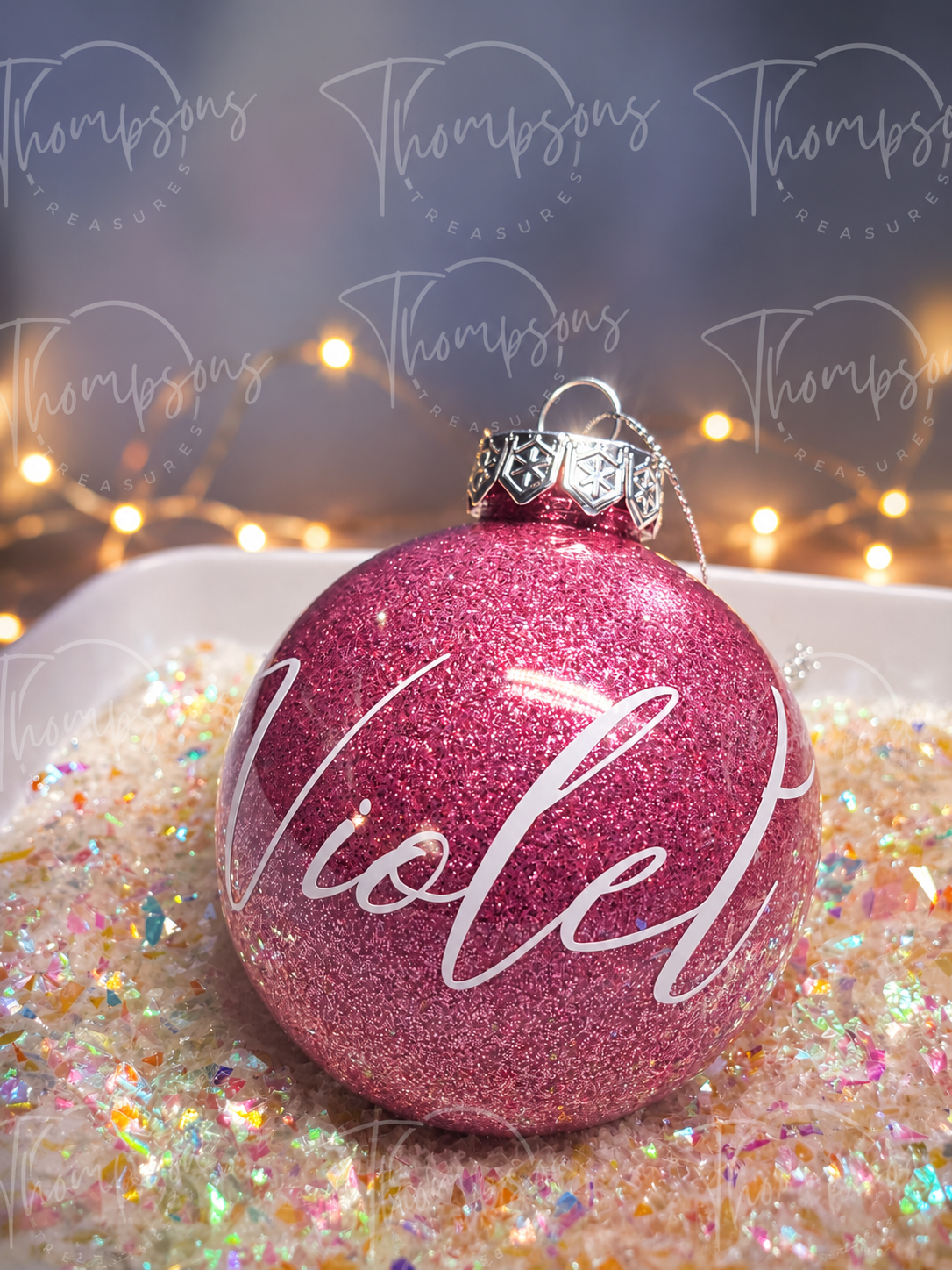 Personalised Christmas Bauble – Any Name